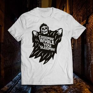 Creepin While You Sleepin Ghost Tee